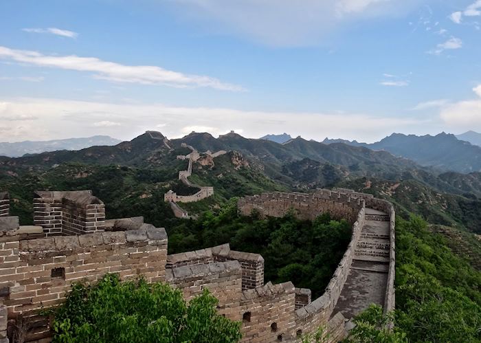 Great Wall of China at Jinshanling