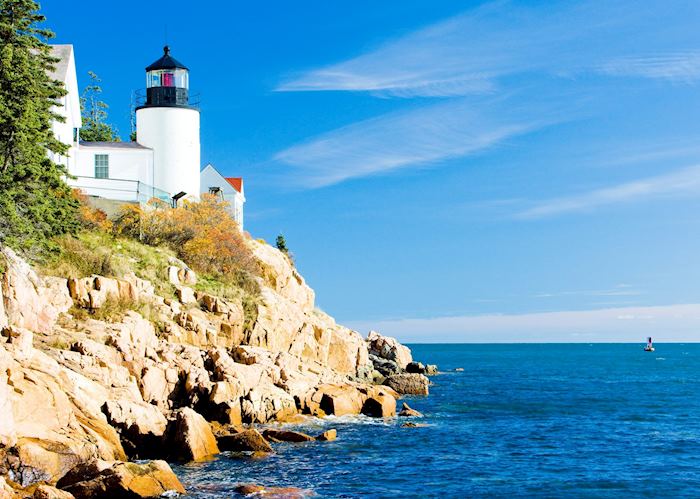 A New England lighthouse