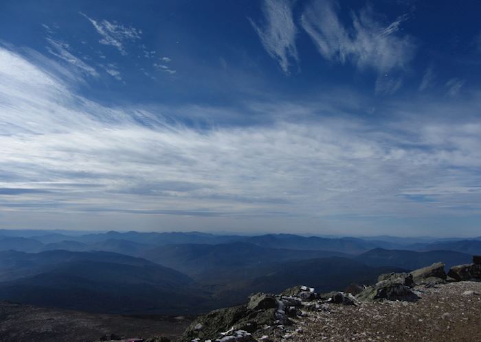 View from the top of Mount Washington