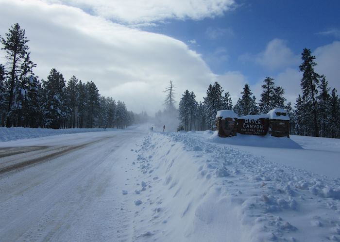 Bryce Canyon National Park in the snow