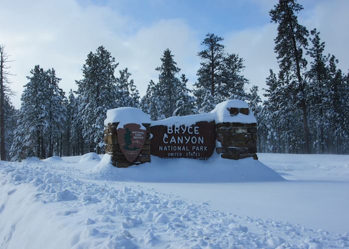 Bryce Canyon National Park in the snow