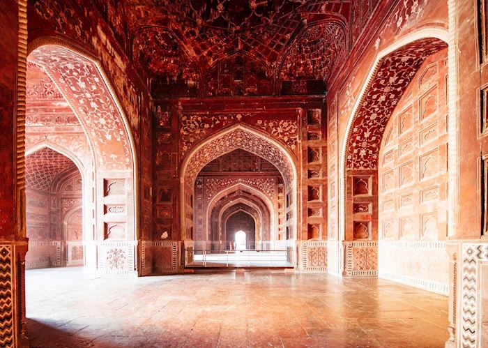 Taj Mahal mosque interior