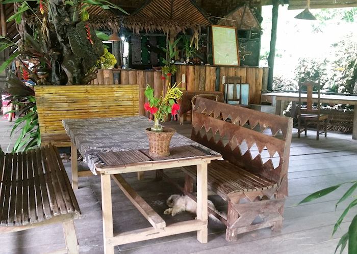 Restaurant at the Jungle Lodge, Tangkahan, Sumatra