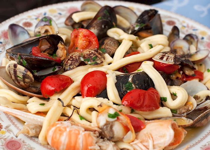  Pasta with seafood, Sorrento