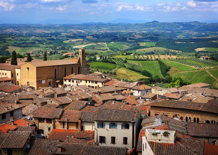 Tuscan views from San Gimignano