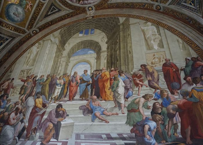 The School of Athens by Raphael Sanzio