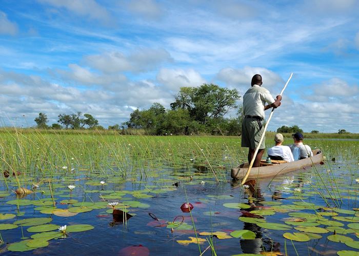 Mokoro excursion on the Delta