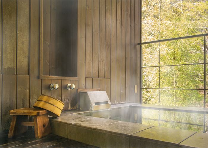 Typical hot spring or onsen