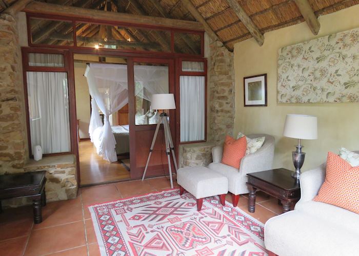 Amakhala Woodbury Lodge. Room interior