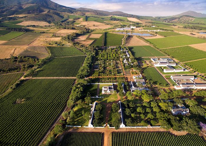 Babylonstoren, aerial view