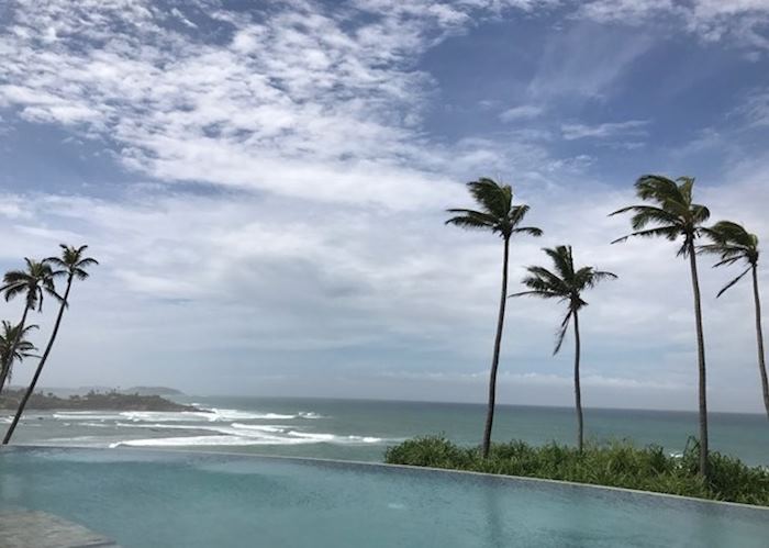 The infinity pool at Cape Weligama