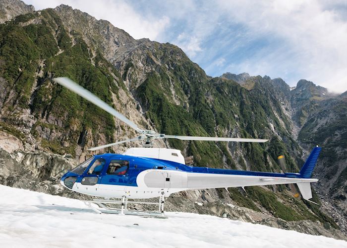 Helicopter on Franz Josef Glacier
