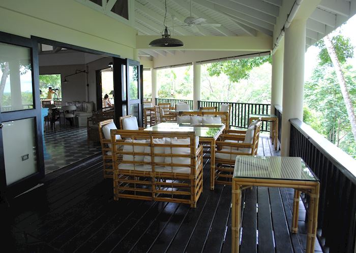 Balcony at Copal Tree Lodge (formerly Belcampo)