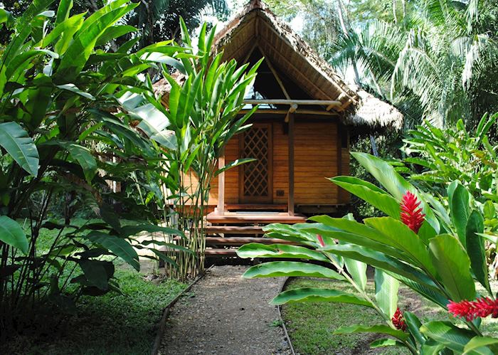 Experience the lush surroundings of the cabanas at Hacienda Concepcion