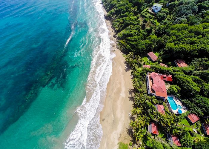 Aerial view, Petite Anse, Grenada