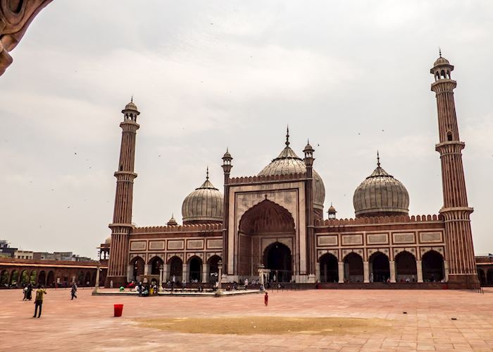 The mosque is the center of life for the Muslims living in Old Delhi