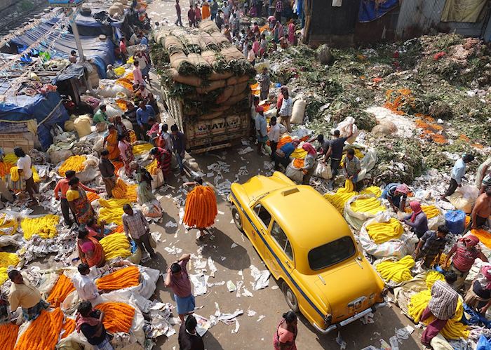Flower Market, Calcutta