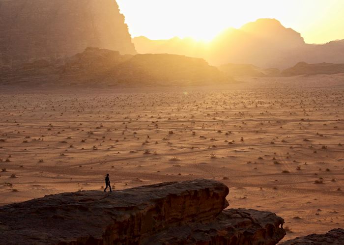 A Bedouin man at Wadi Rum