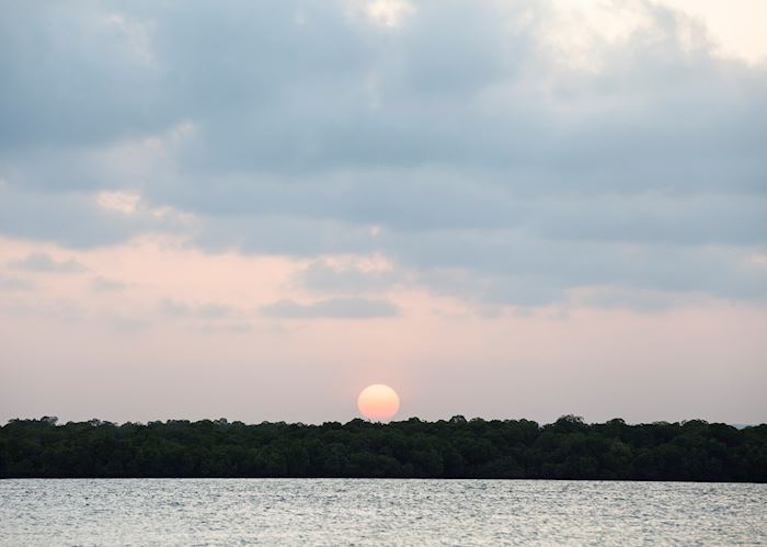 Sunset over Mida Creek
