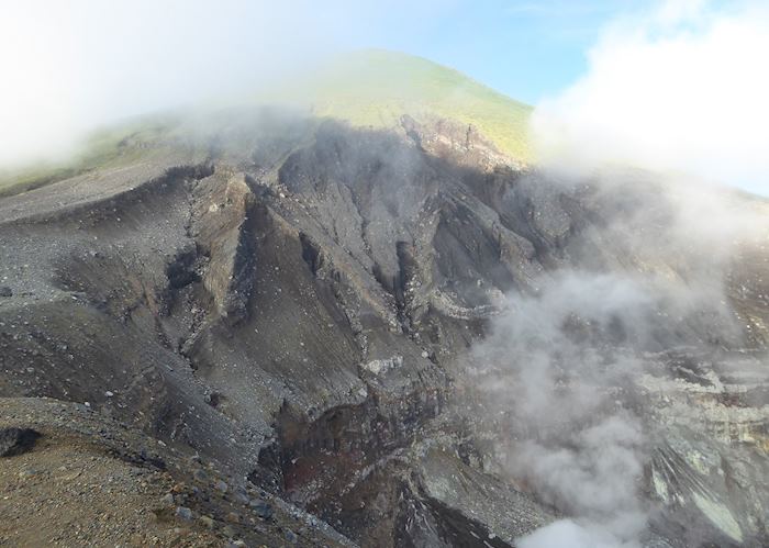 Crater on Mount Lokon Hike