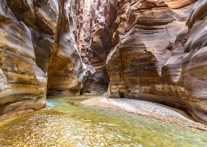 Wadi Mujib Siq trail, Wadi Mujib