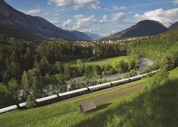 Mountain scenery, Venice Simplon Orient-Express