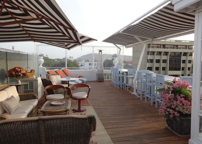 Rooftop Terrace at Hotel B, Miraflores, Lima