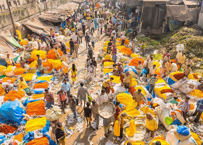 Calcutta Flower Market