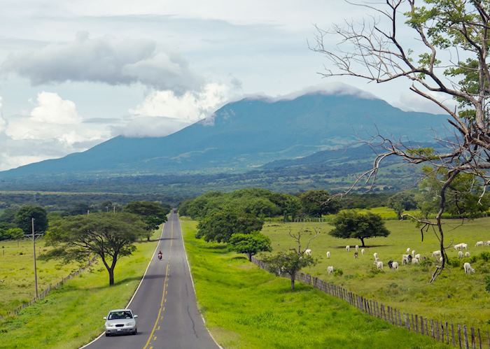Driving through Tenorio, Costa Rica