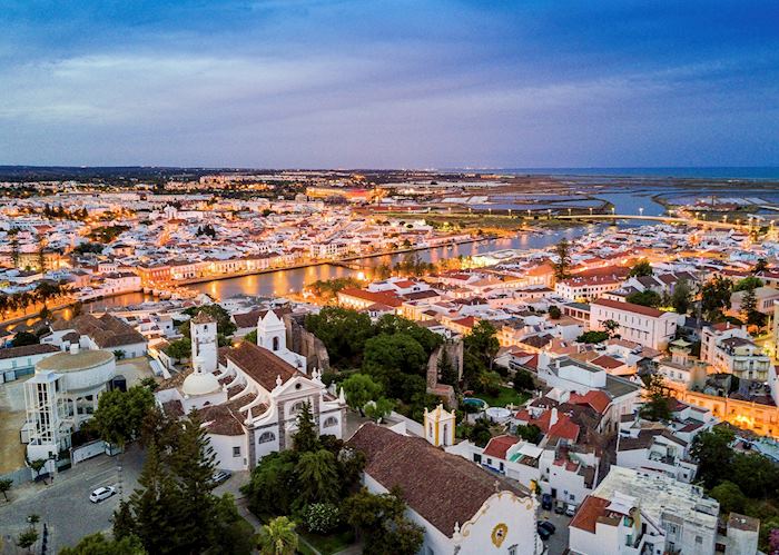 Cityscape of Tavira, Algarve 