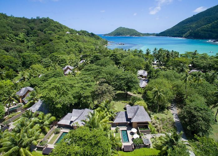 Aerial view, Constance Ephelia Resort, Mahe