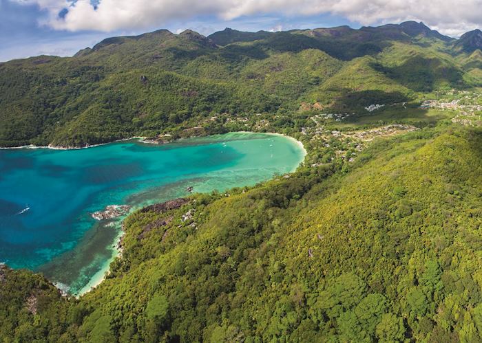 Aerial view, Constance Ephelia Resort, Mahe
