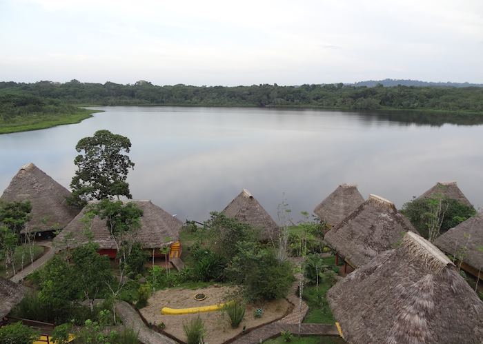 View over Napo lake at Napo Wildlife Center