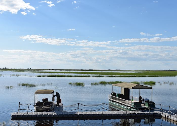 Boat dock in Chobe National Park