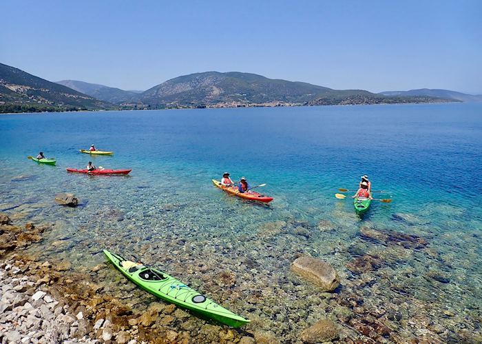 Sunken ruins kayaking adventure, Epidavros