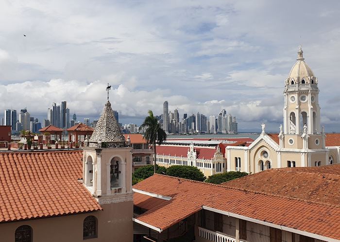 Views over the Casco Viejo, Panama City