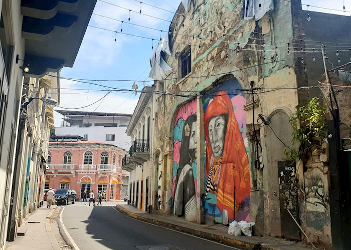 Street art in the Casco Viejo, Panama City