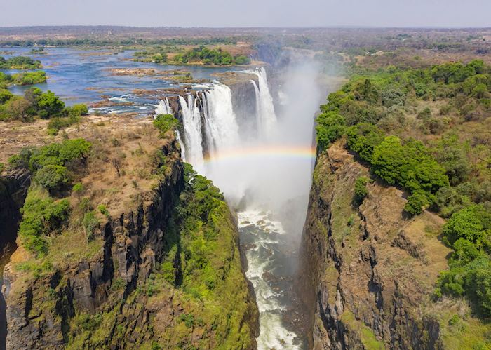 Aerial view of Victoria Falls