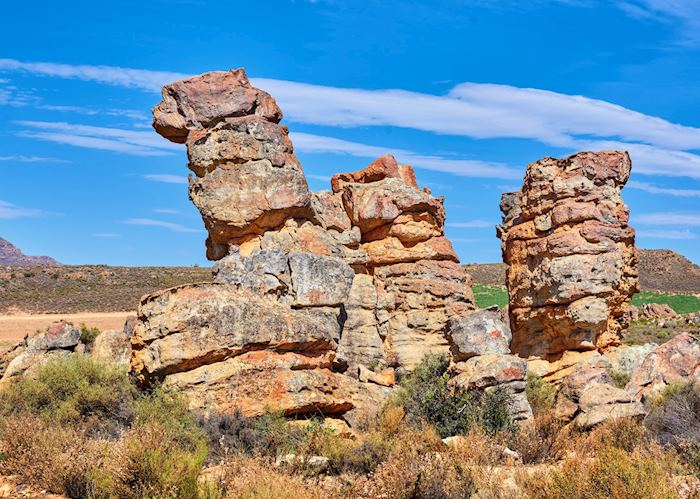 Rock formats near the Cederberg Mountains