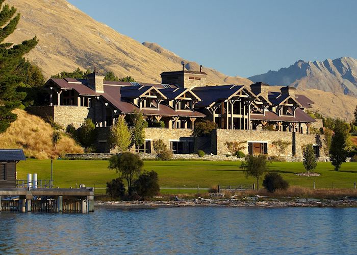 Lakefront View of Blanket Bay Lodge