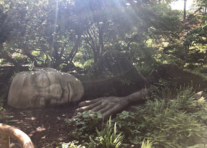 Moss Lady in Victoria, British Columbia, Canada