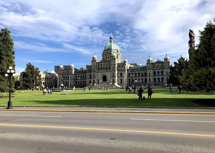 Parliament Buildings in Victoria, British Columbia, Canada