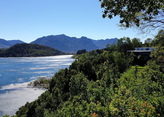 View of Antumalal from the gardens