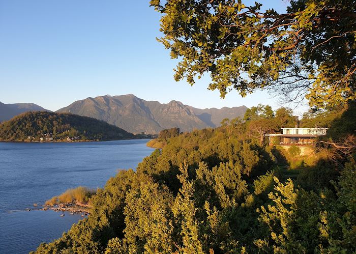 View of Antumalal from the garden