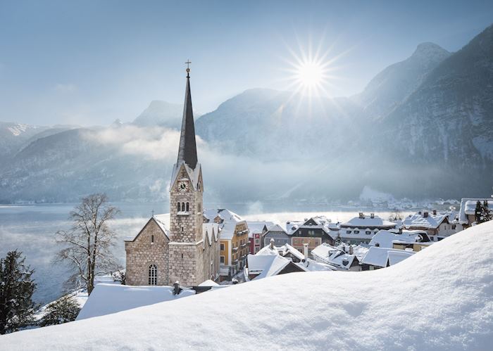 Winter in Hallstatt, Austria