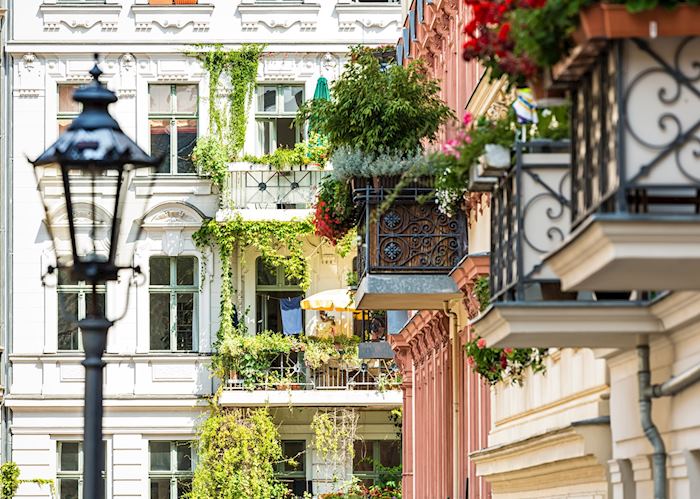 Balconies in Berlin, Germany