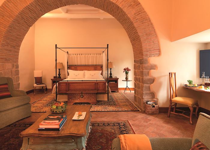 Colonial arch suite, Belmond Palacio Nazarenas, Cuzco