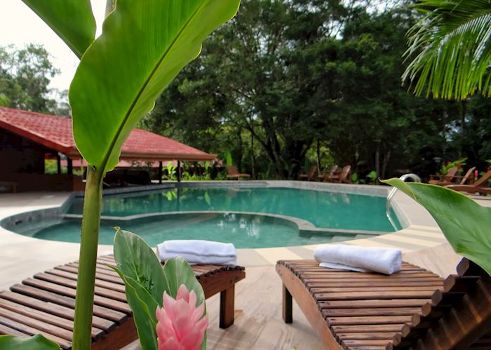 The pool at Natural Lodge Caño Negro