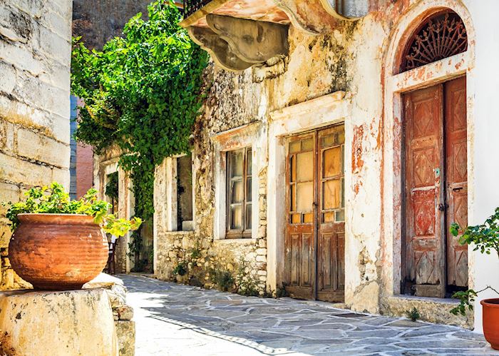 Historic streets of Halki, Naxos
