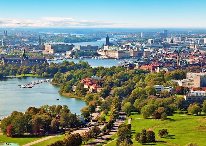 Ariel view of Stockholm